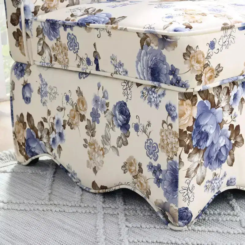 Chaise de salle à manger individuelle en flanelle avec coussin moelleux, dossier et coussin lombaire assorti – Sans accoudoirs