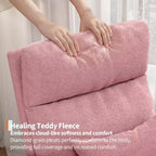 Fauteuil à bascule moderne pour chambre de bébé avec poches latérales et oreiller – Ergonomique, capacité de 136 kg