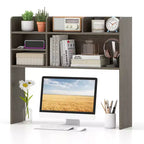 Étagère de bureau à 3 niveaux avec 6 compartiments – Organisateur de bureau pour la maison ou le bureau