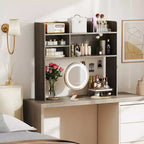 Étagère de bureau à 3 niveaux avec 6 compartiments – Organisateur de bureau pour la maison ou le bureau