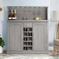 Meuble de rangement 47 po avec motif bois et granit