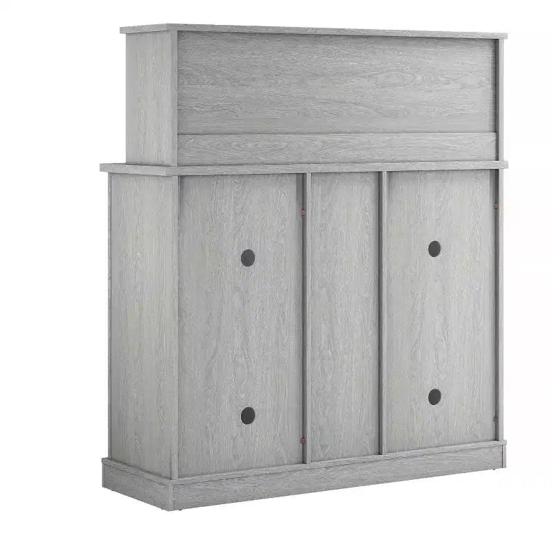 Meuble de rangement 47 po avec motif bois et granit