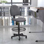 Chaise de Dessin Réglable – Deux Hauteurs de Vérin, Dossier Mi-Hauteur, Rembourrée, Capacité de 113 kg