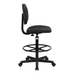 Chaise de Dessin Réglable – Deux Hauteurs de Vérin, Dossier Mi-Hauteur, Rembourrée, Capacité de 113 kg