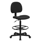 Chaise de Dessin Réglable – Deux Hauteurs de Vérin, Dossier Mi-Hauteur, Rembourrée, Capacité de 113 kg