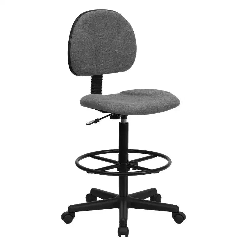 Chaise de Dessin Réglable – Deux Hauteurs de Vérin, Dossier Mi-Hauteur, Rembourrée, Capacité de 113 kg