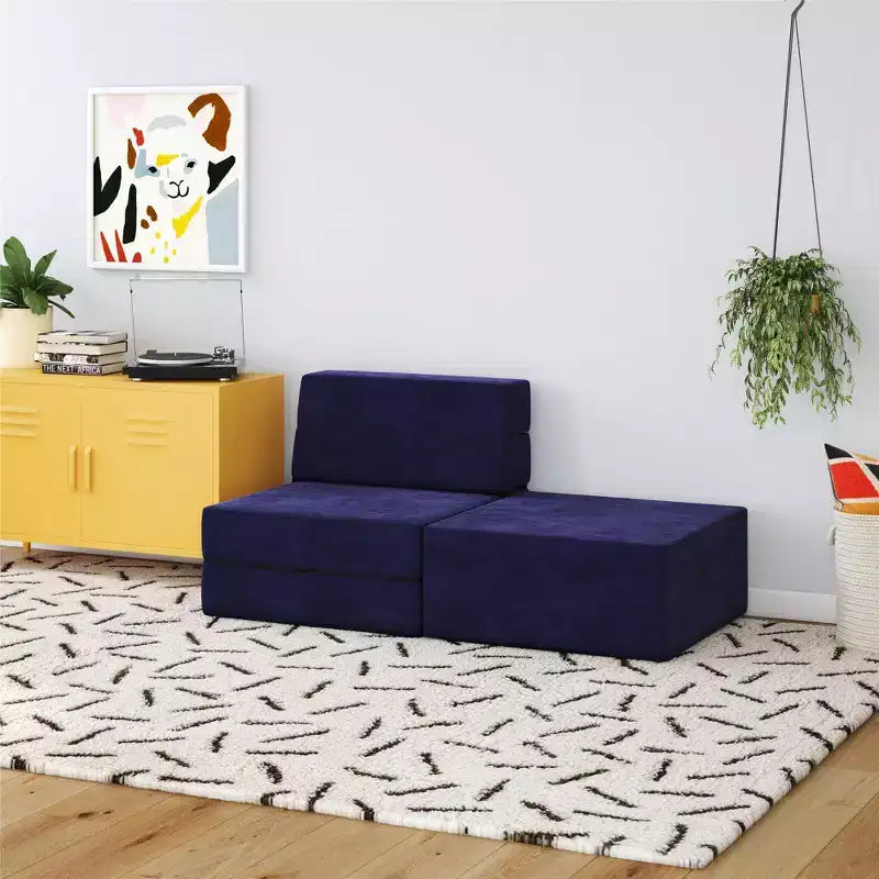 La chaise longue et le fauteuil modulables Flower