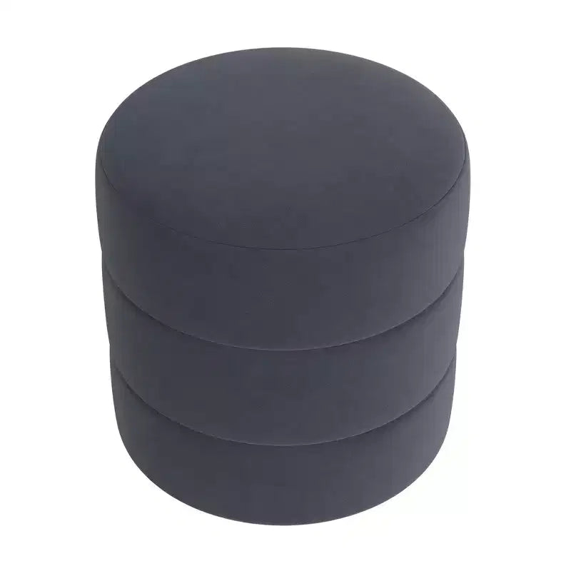 Pouf rond rembourré