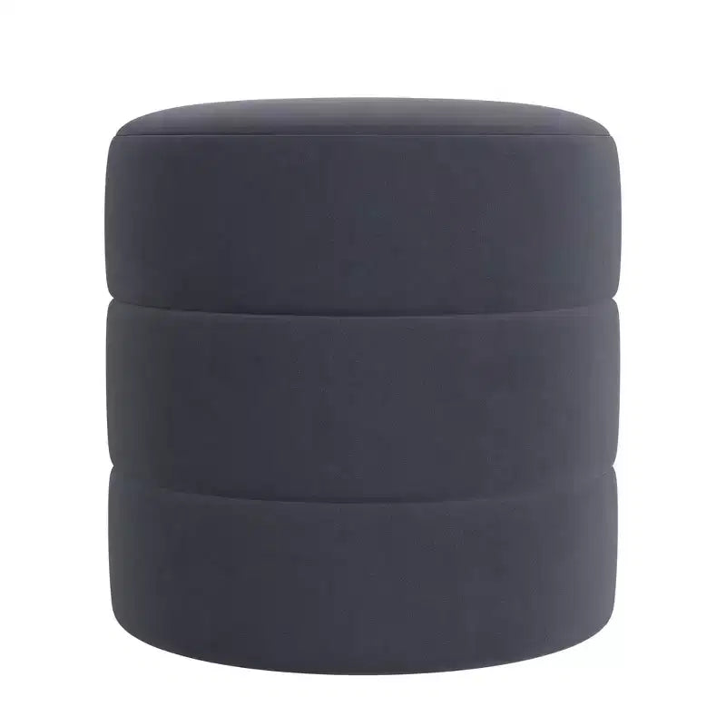 Pouf rond rembourré