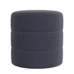 Pouf rond rembourré