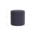 Pouf rond rembourré