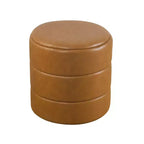 Pouf rond rembourré