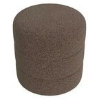 Pouf rond rembourré