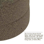 Pouf rond rembourré