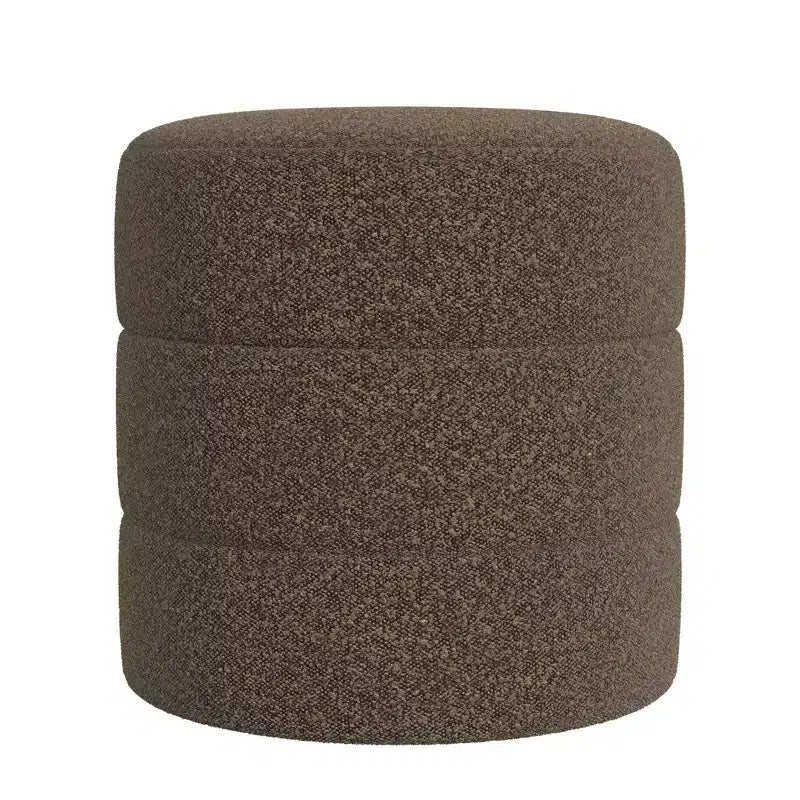 Pouf rond rembourré