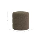Pouf rond rembourré