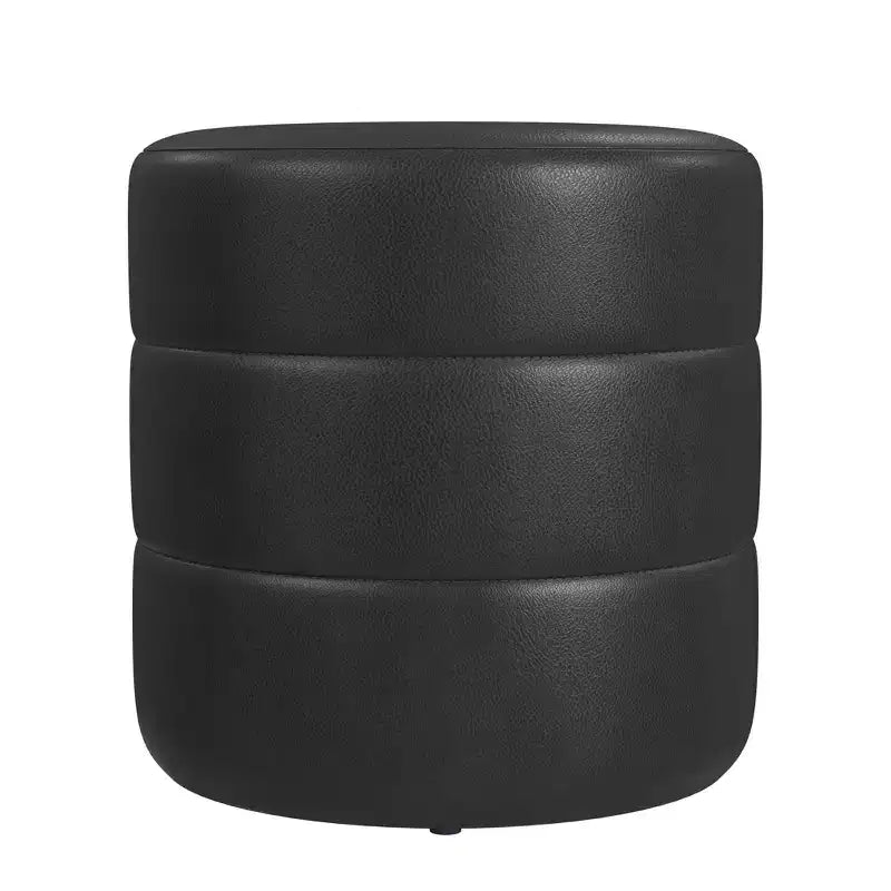 Pouf rond rembourré