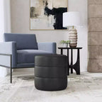 Pouf rond rembourré