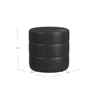 Pouf rond rembourré