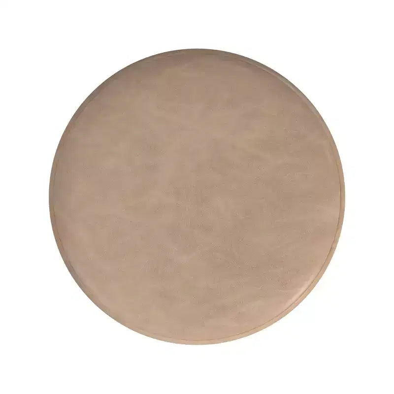 Pouf rond rembourré