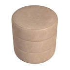 Pouf rond rembourré