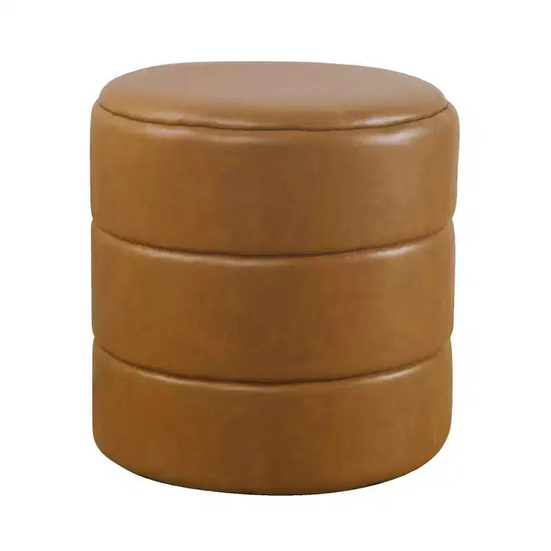 Pouf rond rembourré