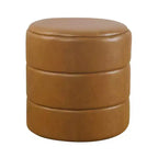 Pouf rond rembourré