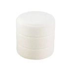 Pouf rond rembourré