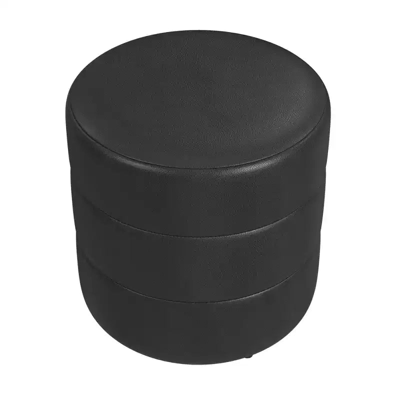 Pouf rond rembourré