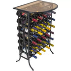 Range-bouteilles de vin style Château pour la maison et la cave