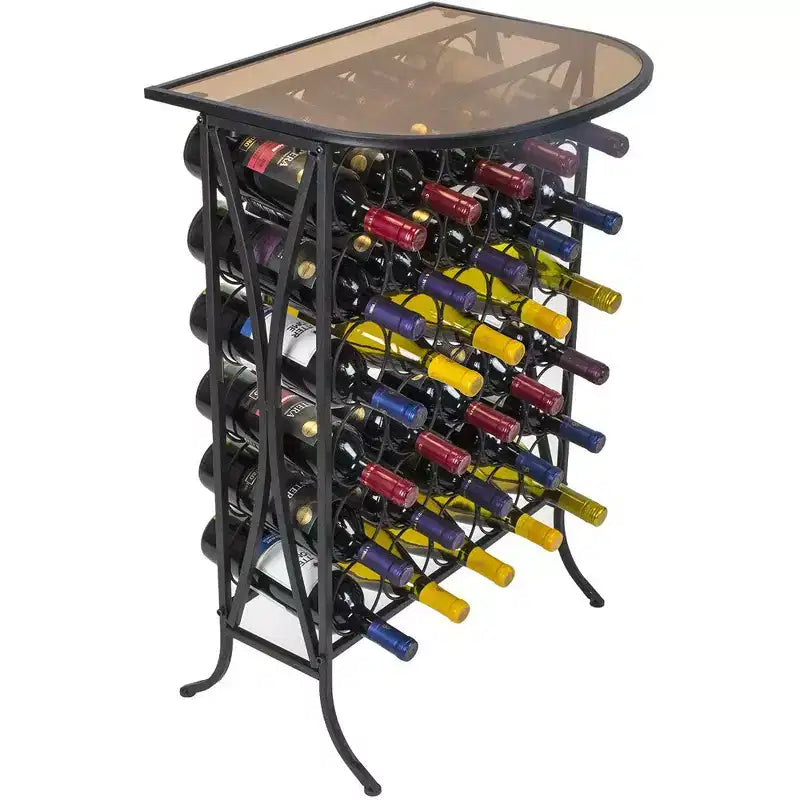 Range-bouteilles de vin style Château pour la maison et la cave