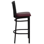 Tabouret de bar/restaurant en métal School House, lot de 2
