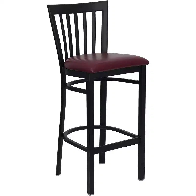 Tabouret de bar/restaurant en métal School House, lot de 2