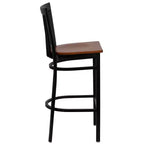 Tabouret de bar/restaurant en métal School House, lot de 2