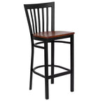 Tabouret de bar/restaurant en métal School House, lot de 2