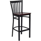 Tabouret de bar/restaurant en métal School House, lot de 2