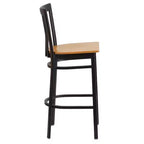 Tabouret de bar/restaurant en métal School House, lot de 2
