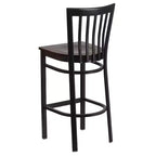 Tabouret de bar/restaurant en métal School House, lot de 2