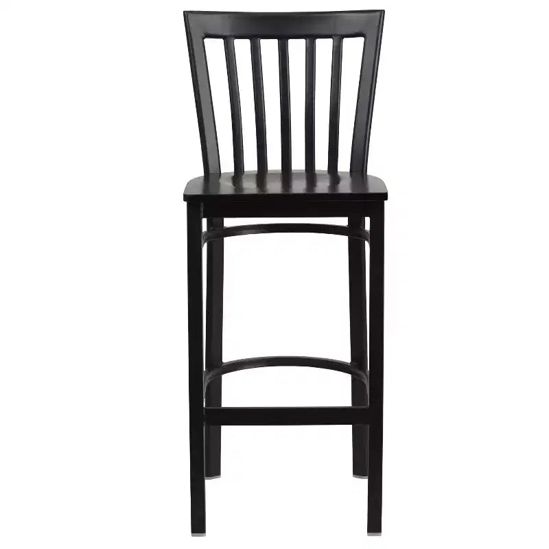 Tabouret de bar/restaurant en métal School House, lot de 2