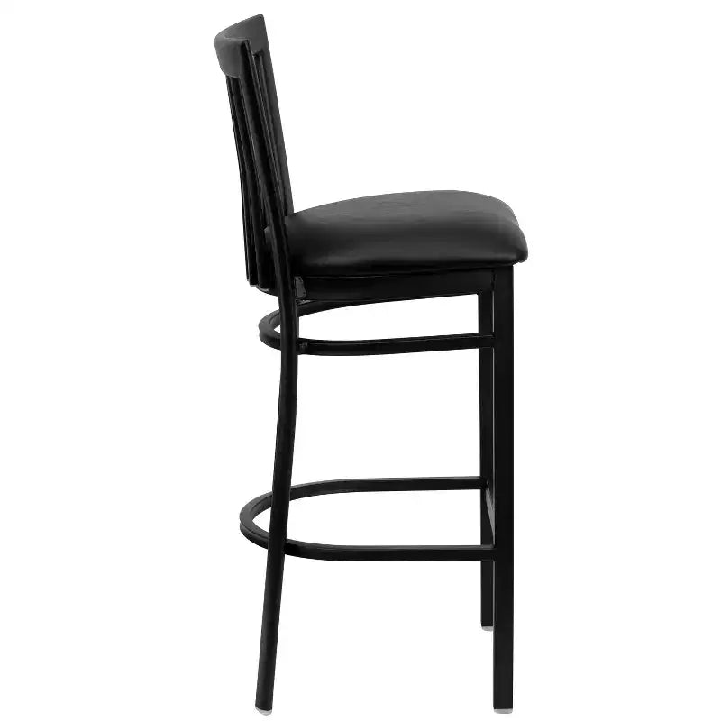 Tabouret de bar/restaurant en métal School House, lot de 2