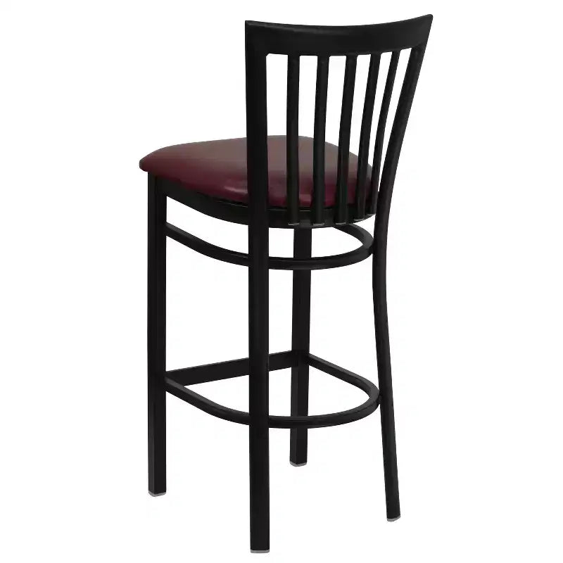 Tabouret de bar/restaurant en métal School House, lot de 2